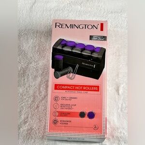 Remington Ceramic Compact Hot Rollers in Travel Case 2 Sizes 10 ct + J-Clips
